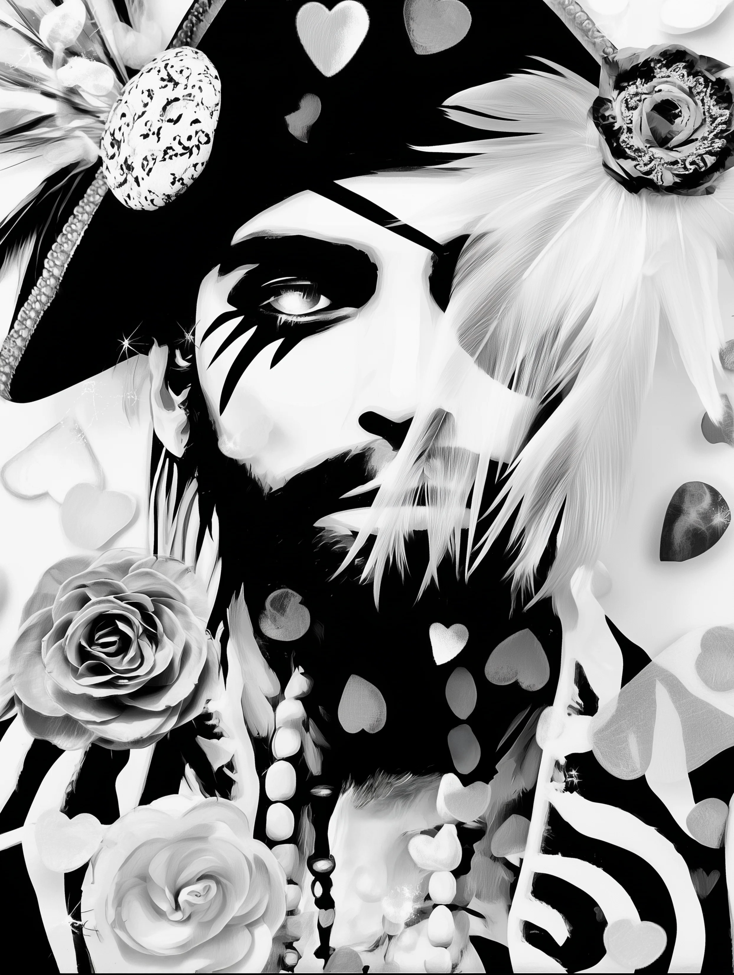 Free printable pirate coloring pages for adults featuring an eyepatch pirate coloring page